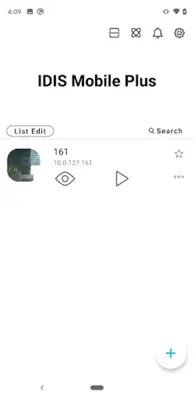 IDIS Mobile Plus android App screenshot 3